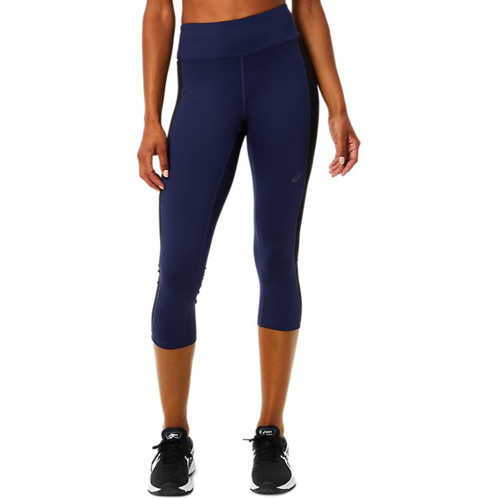 ASICS Blue and Black Capri Leggings, Size S